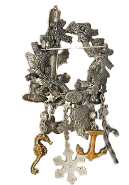 Kirks Folly Christmas Marine Holiday Lighthouse Dangles Figural