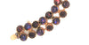 Kramer NY Most Gorgeous Purple Blue Vintage Bracelet
