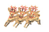 St. Labre Reindeer Trio Christmas Figural Vintage Pin Brooch