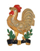 Silson UK Patriotic Rooster Patriotic WW2 Vintage Costume Figural Pin Brooch