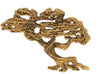Tortolani Cypress Bonsai Vintage Costume Figural Pin Brooch