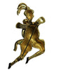 Ciner Jester Violin Musician Vintage Figural Pin Brooch