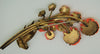 Victorian Homage Hand Bouquet of Coral Roses Figural Brooch