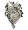 Radko Blue Christmas Ornament Mint Vintage Figural Pin Pendant Brooch