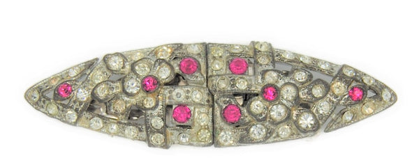 Coro Dress Clip Duette Vintage 1920s Brooch Set