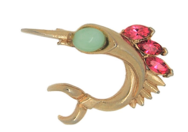 Corocraft Small Series Sword Fish Vintage Figural Costume Brooch