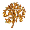 Cadoro Christmas Partridge Pear Tree Vintage Figural Pin Brooch