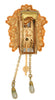 Coro Pegasus Cuckoo Clock Fur Clip Vintage Costume Figural Brooch