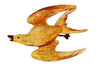 Coro Flying Swallow Bird Vintage Figural Pin Brooch