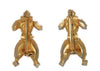 Coro Amber & Gold Puppy Small Series Dogs Figural Scatter Brooch Set