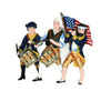 Patriotic Spirit of 1776 Yankee Doodle Pot Metal Vintage Figural Brooch
