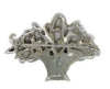 Mazer Basket of Flowers Vintage Figural Costume Brooch