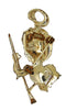 Coro Sparkling Knight Small Series Vintage Figural Brooch
