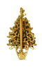 Original by Robert Dangling Ornaments Enamel Christmas Tree Figural Brooch