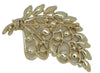 Kramer High-End Pearls & Rhinestones Floral Spray Vintage Figural Costume Brooch