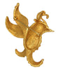 Erwin Pearl Gold Plate Orange Belly Bird Vintage Figural Brooch
