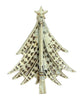 Hollycraft Flocked Classic Christmas Tree Vintage Figural Costume Brooch