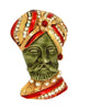 HAR Sultan Maharaja King Enamel Red Figural Vintage Pin Brooch