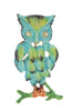 Original by Robert Blue Enameled Owl Vintage Figural Costume Brooch