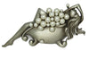 JJ Bubble Bath Pearls Vintage Costume Figural Pin Brooch