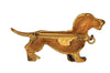 Original by Robert Enamel Doxie Dog Vintage Figural Costume Brooch