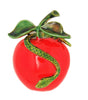 Original by Robert Garden Eden Apple Snake Vintage Figural Costume Brooch