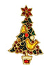 Beatrix Partridge Pear Holiday Tree Vintage Figural Brooch