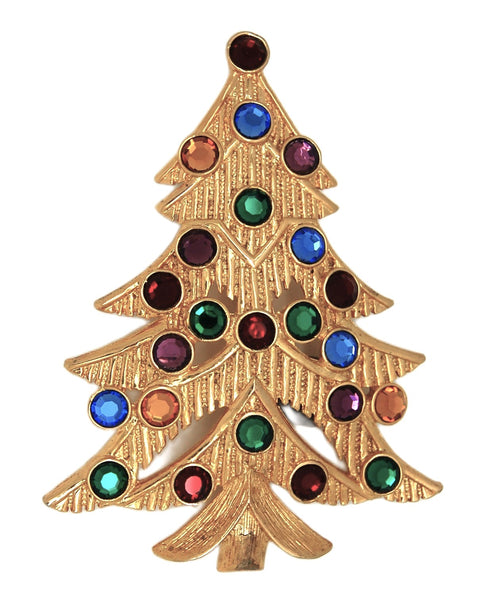 Eisenberg Ice Massive Classic Ornament Christmas Tree Vintage Figural Brooch