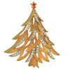 JJ Classic Christmas Garland Tree Vintage Figural Costume Brooch