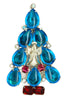 RON Guardian Angel Aqua Teardrops Christmas Tree Vintage Brooch