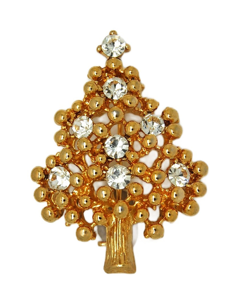 Eisenberg Ice Christmas Tree Vintage Figural Pin Brooch