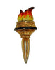 Lady Liberty or Olympic Flaming Torch Patriotic Vintage Figural Pin Brooch