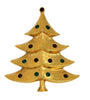 Park Lane Christmas Tree Multi-Level Multi-Color Rhinestones Vintage Figural Brooch