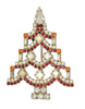 RON Christmas Candle Holiday Tree Vintage Figural Brooch