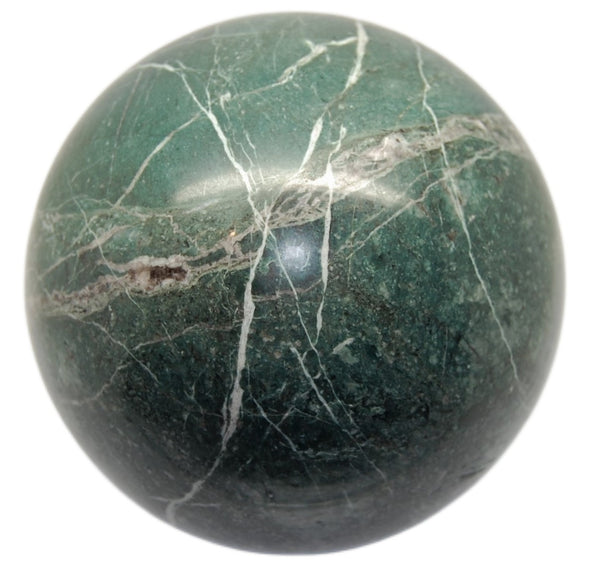 Sphere - Nephrite Jade & Crystal Pacific Northwest - 4 Inches
