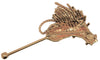 Bauer Hobby Horse Pave Rhinestones Vintage Costume Figural Pin Brooch