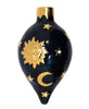 LIA Christmas Celestial Enamel Sun Moon & Stars Ornament Bulb Figural Brooch