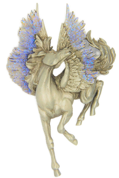 JJ Pegasus Flying Horse Massive Costume Vintage Figural Pin Brooch