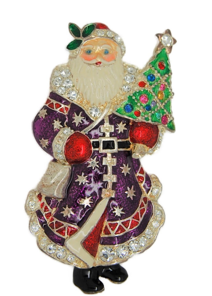Radko Christmas Wizard Special Edition Star Santa Vintage Figural Brooch NIB
