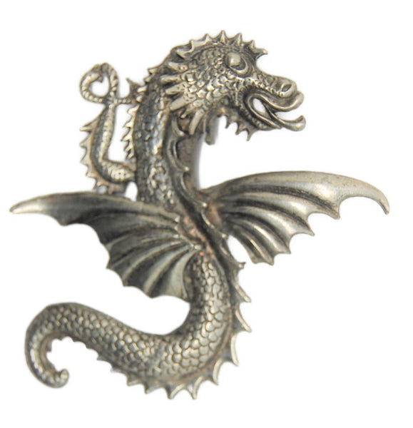 Korda  Thief of Bagdad Flying Dragon Rice Weiner Vintage Figural Pin Brooch