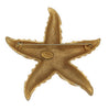 Carnegie Cream & Gold Enamel Starfish Vintage Figural Pin Brooch