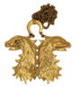 Carnegie Double Fantasy Griffin Massive Vintage Figural Necklace
