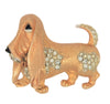 Boucher Basset Hound Dog Vintage Figural Costume Pin Brooch