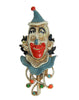 Florenza Circus Clown Vintage Figural Pin Brooch - 1950s