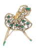 Eisenberg Ballerina Dancer Kamke Sterling Vintage Figural Brooch - 1940s