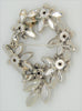 Kramer New York Gorgeous Glitzy Fabulous Floral Rhinestone Figural Brooch