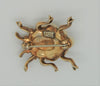 Crown Trifari Alfred Philippe Beetle Pearl Park Avenue Figural Pin Brooch