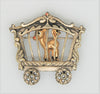 Coro Dumbo Walt Disney Circus Baby Giraffe Rail Car WPD Vintage Figural Pin Brooch