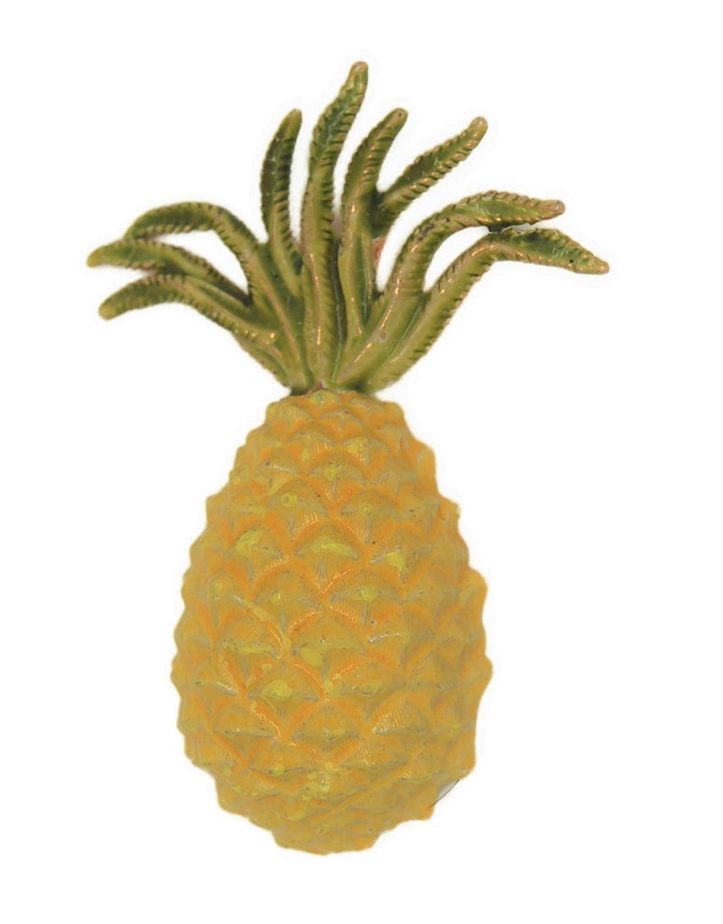 Accessocraft Pineapple Fruit Series 1940s Vintage Figural Pin Brooch