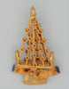 Warner Christmas Tree Garlands & Presents Vintage Figural Brooch